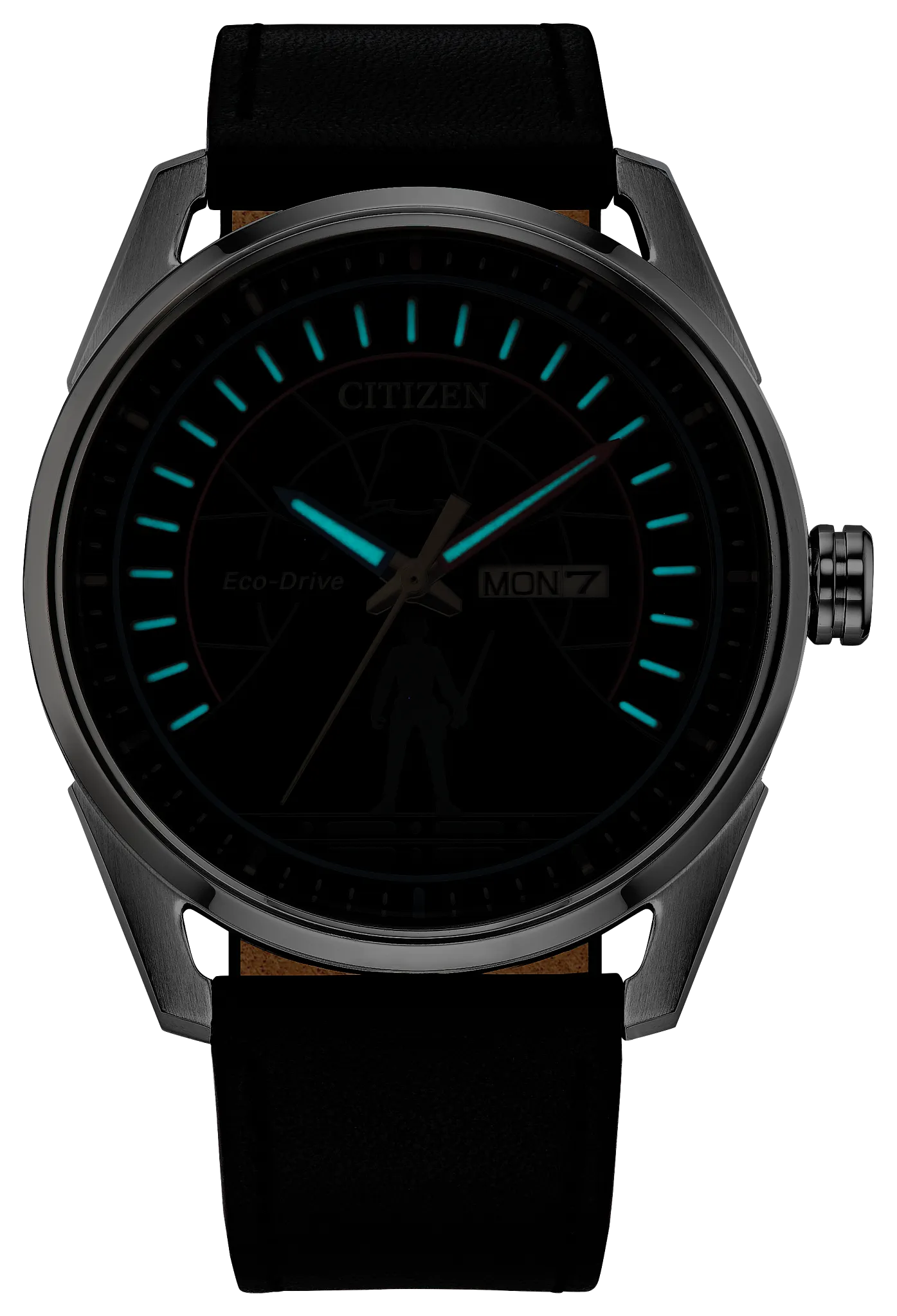 Duel 2.0 Black Dial Leather Strap AW0160-09W | CITIZEN